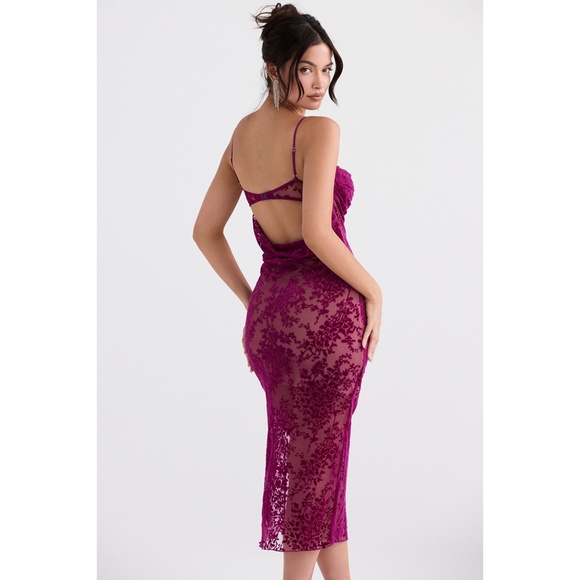 NEW House of CB Ione Dress Cranberry Large+ (XL) - Picture 5 of 17